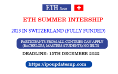 ETH Summer Internship 2023