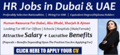 HR Jobs in Dubai