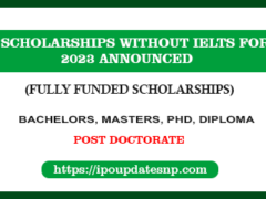 Scholarships Without IELTS for 2023 Announced