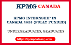 KPMG Internship in Canada 2023