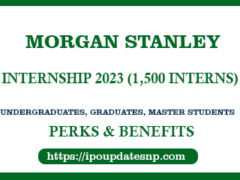 Morgan Stanley Internship 2023 (1,500 Interns)