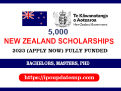 5,000 Fully Funded New Zealand Scholarships 2023